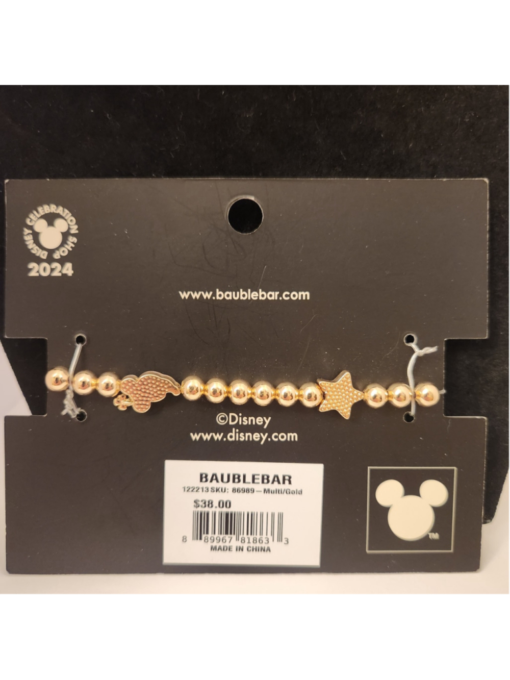 Disney Mickey Mouse & Minnie Mouse Icon Pisa Bracelet, Created for Macy - Picture 2 of 5